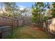 Backyard includes grass and wood fence at 813 Ambient Sw Way, Atlanta, GA 30331
