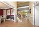 Spacious foyer with staircase, hardwood floors and views of the living spaces, creating an open and airy feel at 891 Berryman Pl, Lawrenceville, GA 30045