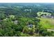 Sprawling aerial view of an estate surrounded by a dense forest, showcasing complete privacy at 65 Maude White Rd, Kingston, GA 30145