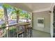 Cozy outdoor patio space with seating and view of the community at 1150 Collier Nw Rd # K18, Atlanta, GA 30318