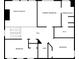 Second floor layout featuring bedrooms, bathrooms, and walk in closets at 145 Redsage Rdg, Atlanta, GA 30349