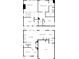 Detailed floor plan showcasing two stories with bedrooms, living spaces, and garage at 145 Redsage Rdg, Atlanta, GA 30349