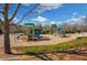 Neighborhood playground with slides, climbing equipment, and benches for parents at 123 Academy Ln, Canton, GA 30114
