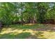 Lush green backyard with mature trees, perfect for outdoor activities at 167 E Lake Se Ter, Atlanta, GA 30317