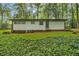 Backyard of home featuring green grass, mature trees, and white siding at 2700 Brook Park Way, Doraville, GA 30340