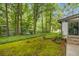 Beautiful wooded lot with mature landscaping and view of neighbor's home in distance at 2700 Brook Park Way, Doraville, GA 30340
