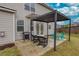 Outdoor patio area with grill and seating, perfect for entertaining at 637 Little Bear Loop, Canton, GA 30114