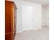 Hallway with neutral walls and carpet flooring at 637 Little Bear Loop, Canton, GA 30114
