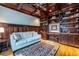 Comfortable office area featuring custom bookshelves and storage at 655 Moreland Se Ave, Atlanta, GA 30316