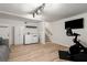 Finished basement with washer/dryer and workout area at 1420 Defoors Nw Dr, Atlanta, GA 30318