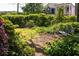 Private backyard featuring a lush lawn, mature landscaping, and garden bench at 24 Daniel Se St # 3, Atlanta, GA 30312