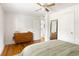 Bright bedroom with hardwood floors, ceiling fan, and neutral wall colors at 24 Daniel Se St # 3, Atlanta, GA 30312