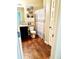 Cozy bathroom with a shower and convenient storage shelf at 573 Emporia Loop, Mcdonough, GA 30253