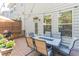The home's backyard showcases a raised deck with ample seating, ideal for outdoor entertaining at 1382 Doublegate Ne Dr, Atlanta, GA 30319
