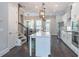 Bright kitchen featuring white cabinets, stainless steel appliances, and a center island at 1382 Doublegate Ne Dr, Atlanta, GA 30319