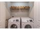 Convenient laundry room equipped with a modern washer and dryer at 1382 Doublegate Ne Dr, Atlanta, GA 30319