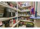 Organized pantry with ample shelving for storage and easy access to kitchen essentials at 204 Mt Moriah Rd, Auburn, GA 30011