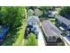 Aerial view of a newly built home featuring a modern design and a private driveway at 1166 Mcdaniel Sw St, Atlanta, GA 30310