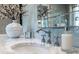 Close-up of bathroom vanity features a mirror and stylish fixtures at 3167 Blairhill Ct, Atlanta, GA 30340
