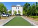 Community bocce ball court provides a recreational activity area for residents at 451 Burton Dr # 32, Alpharetta, GA 30009
