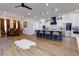Open floor plan showcasing the living, dining, and kitchen areas with hardwood floors at 451 Burton Dr # 32, Alpharetta, GA 30009