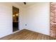 Cozy outdoor patio providing access to the bathroom, blending indoor and outdoor spaces for a convenient and relaxing lifestyle at 451 Burton Dr # 32, Alpharetta, GA 30009