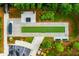 Aerial view of manicured lawn and park area perfect for outdoor activities and recreation at 451 Burton Dr # 32, Alpharetta, GA 30009