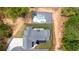 Overhead view of home featuring pool, driveway, and manicured yard at 16 Mountain Creek Ne Trl, Fairmount, GA 30139