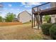 Spacious backyard with deck and partially fenced yard at 2710 Irwin Ct, Cumming, GA 30041