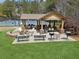 Community with a grill, covered seating, and a fire pit, perfect for gatherings and outdoor enjoyment at 2710 Irwin Ct, Cumming, GA 30041