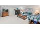 Finished basement area with a fireplace, TV, and cozy seating area, perfect for relaxation at 1405 Murdock Rd, Marietta, GA 30062