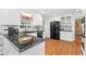 Charming kitchen with white cabinets, granite countertops, and stainless steel appliances at 1405 Murdock Rd, Marietta, GA 30062
