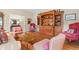 Well-appointed living room with hardwood floors, custom built-ins and traditional furnishings at 1405 Murdock Rd, Marietta, GA 30062