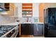 Modern kitchen with updated appliances and sink, and stylish finishes at 170 Boulevard Se # E414, Atlanta, GA 30312