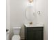 Charming powder room with a stylish vanity, modern fixtures, and a fresh, clean design at 2215 Nena Way # 20, Tucker, GA 30084