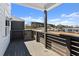 Wide angle shot of a deck with privacy panels overlooking an undeveloped area at 2215 Nena Way # 20, Tucker, GA 30084