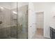 Luxurious bathroom featuring a glass-enclosed shower and modern fixtures at 2215 Nena Way # 20, Tucker, GA 30084