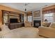 Comfortable living room with fireplace, large built-ins, and neutral decor at 238 Diamond Valley Pass, Canton, GA 30114