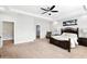 Primary bedroom boasting lots of space and neutral colors at 345 Varenna Ln, Sugar Hill, GA 30518