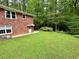 Spacious backyard featuring a well-maintained lawn and a classic brick home at 2429 Sherbrooke Ne Ct, Atlanta, GA 30345