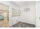 Convenient laundry room with shelving for storage at 2429 Sherbrooke Ne Ct, Atlanta, GA 30345