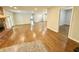 Spacious living room with hardwood floors, fireplace, and open floor plan at 2429 Sherbrooke Ne Ct, Atlanta, GA 30345