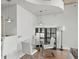 Bright dining area with glass table set and contemporary decor at 361 17Th Nw St # 1222, Atlanta, GA 30363