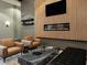 Chic lobby with modern fireplace, stylish seating, and sleek design, perfect for relaxation at 361 17Th Nw St # 1222, Atlanta, GA 30363