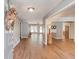 View from the front door, showing a light and bright living room with luxury vinyl floors at 2981 Cardinal Lake Dr, Duluth, GA 30096
