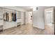 Spacious bedroom boasts laminate floors, a walk-in closet, and a door to the en-suite bathroom at 3990 Admiral Dr, Chamblee, GA 30341