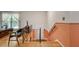 View of entryway and staircase; door on the main level and stairs leading down and up at 3990 Admiral Dr, Chamblee, GA 30341