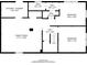 Floor plan displaying the layout of the lower floor with dimensions for all rooms of the home at 3990 Admiral Dr, Chamblee, GA 30341