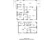 Detailed floor plan showcasing the layout of both floors and dimensions of the home at 3990 Admiral Dr, Chamblee, GA 30341