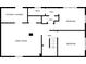 Floor plan displaying the layout of the lower floor with dimensions of each room at 3990 Admiral Dr, Chamblee, GA 30341